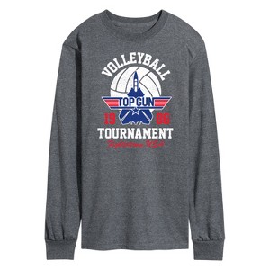 Men's - Top Gun - Volleyball Tournament Long Sleeve Graphic T-Shirt - 1 of 4