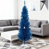 TinyhomieEye-Catching Pencil Christmas Tree, Artificial Xmas Tree with Sturdy Stand for Festive Home Decor - 3 of 4