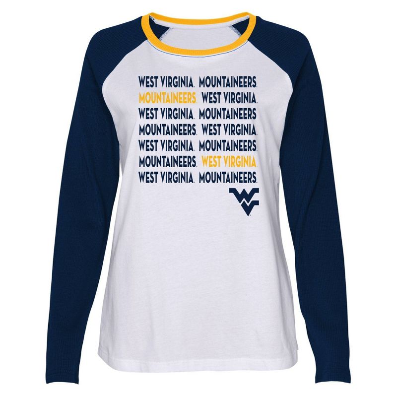 NCAA West Virginia Mountaineers Girls&#39; Long Sleeve T-Shirt, 2 of 4