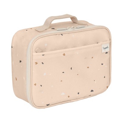3 Sprouts Kids Recycled Fabric Lunch Bag - Terrazzo Sand