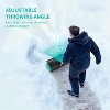 CuisinSmart 12Inch Snow Blower, with Adjustable Front Handle & Telescopic Pole, 10In Width & 6In Depth & 20Ft Throwing Distance - 4 of 4
