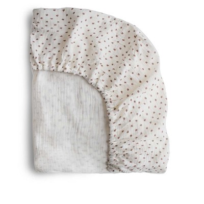 Mushie Mini Muslin Crib Sheet