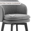 Spruce&Spring Modern Swivel Counter Height Bar Stools with Arm - 3 of 4
