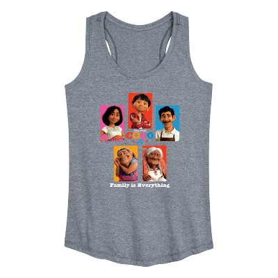 Women's - Coco - Family Is Everything Graphic Racerback Tank