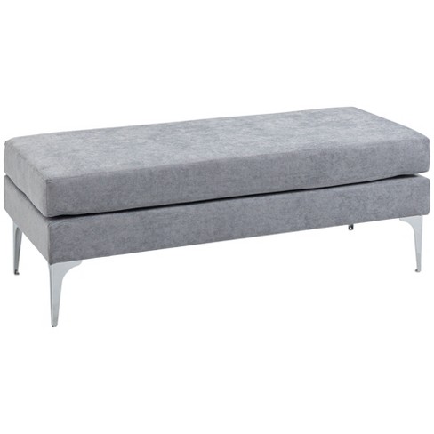 Grey end of bed bench hot sale