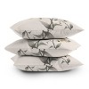 Nadja Peonies Outdoor Throw Pillow White - Deny Designs - image 3 of 3