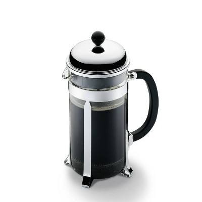 34oz Classic Chrome Stainless Steel French Press Coffee Maker