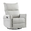 Rocking Recliner Chair 360 Swivel Nursery Rocking Chair Glider Chair Modern Small Rocking Swivel Recliner Chair - 2 of 4