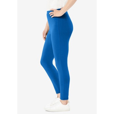Woman Within Stretch-Cotton Knit Pull-On Leggings - image 4