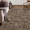 TROPOWLarge Area Rugs Washable Modern Foldable Thin Indoor Non Slip Low Pile Carpet Plain Pattern Print Mat for Bedroom, Bedside, Kids Room - 2 of 4