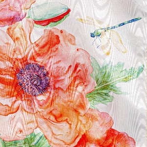 Welcome Wildflowers Moire Garden Flag - 1 of 2