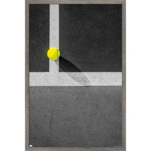 Trends International Joseph S Giacalone - Yellow On The Line Framed Wall Poster Prints - 1 of 4