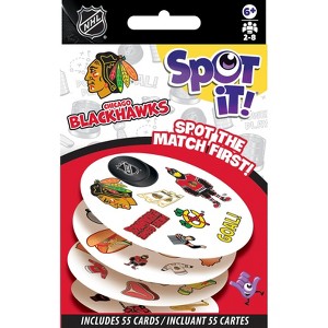 MasterPieces Officially Licensed NHL Chicago Blackhawks Spot It Game for Kids and Adults - 1 of 2