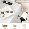 Vanity Desk with Mirror, Makeup Vanity Desk Charging Station,LED Light with 3 Lighting Modes - 4 of 4