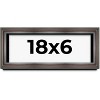 PosterPalooza | Panoramic Shadow Box 1.75" Deep Brown Frame - UV Acrylic, Backing, Hanging Hardware - 2 of 4
