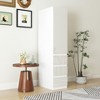 71"H Multifunctional Kitchen Pantry Storage Cabinet Pantry Organizer with 3 Shelves, 4 Door Shelves and 3 Drawers, White-ModernLuxe - 3 of 4