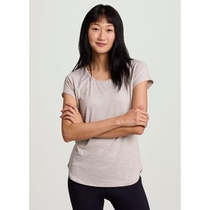 RBX Active Women's Buttery Soft Athletic T-Shirt Quick Drying Short Sleeve Curved Hem Workout Top - 1 of 4