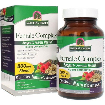 Natures Answer Female Complex Herbal Blend Supplement Vegetarian Capsules 90 Capsules 800mg