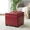 Maiden Square Tufted Storage Ottoman - HUD8231 - Safavieh Couture - 2 of 4