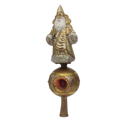 Tree Topper Finial 14.0" Oh Holy Night Topper Christmas Couture Ludell Santa  -  Tree Toppers