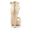 Allegra K Women's Back Zipper Platform Stiletto Heels Ankle Strap Sandals - 3 of 4