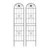 NicBex Metal Garden Trellis for Climbing Plants Lattice Panels for Outside Rustproof Arch Trellis for Garden - 4 of 4
