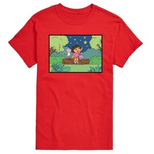 Men's - Dora the Explorer - Boots Stars Short Sleeve Graphic T-Shirt - 1 of 3