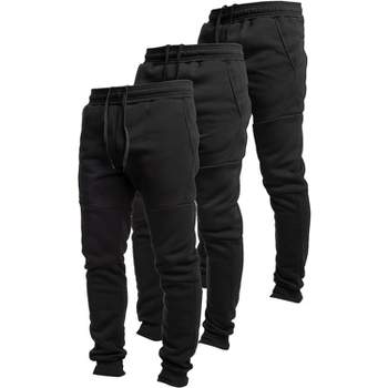  BIFUTON Black Cargo Pants Men Mens 3 Pack Fleece Active  Athletic Workout Jogger Sweatpants for Men with Zipper Pocket and  Drawstring A008 : Clothing, Shoes & Jewelry