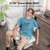 COMHOMA Big and Tall Office Chair 400lbs High Back Chair with Ergonomic Lumbar Support, Leather Executive Chair with Footrest - 3 of 4