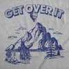 Womens Funny T Shirts Get Over It Sarcastic Mountain Graphic Novelty Tee For Ladies - Crazy Dog Women's T Shirt - 2 of 4