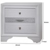 Royal Hampton 3 Drawers Wood Nightstand By Naima , White - 2 of 4