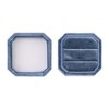 Unique Bargains Portable Double Slots Velvet Jewelry Ring Box for Proposal Engagement Wedding - 3 of 4
