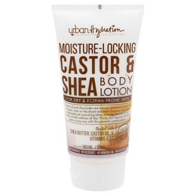 Urban Hydration Castor & Shea Moisture Locking Dry & Eczema Prone Skin Body Lotion - 6 fl oz