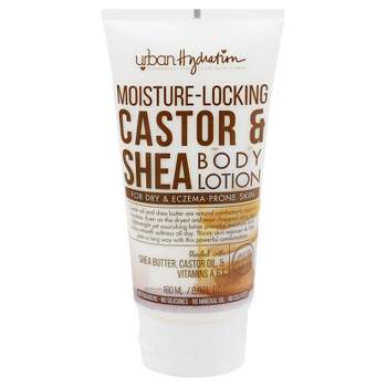 Urban Hydration Castor & Shea Moisture Locking Dry & Eczema Prone Skin Body Lotion Scented - 6 fl oz