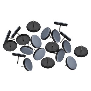 Unique Bargains Nail-on Round Chair Leg Protectors for Carpet Hardwood Floors - 1 of 4