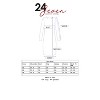 24seven Comfort Apparel Short Sleeve Plus Size  Midi Skater Dress With Pockets - 4 of 4