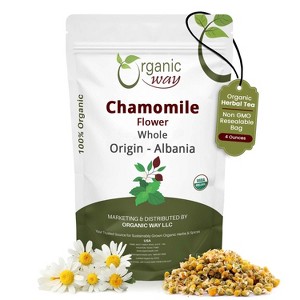 Organic Way Chamomile Flower Whole 4 Oz - 1 of 4