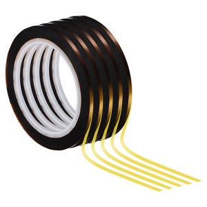 Unique Bargains Adhesive Versatile DIY Art Graphic Chart Thin Whiteboard Tape 5 Pcs - 1 of 4