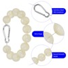 Unique Bargains Stainless Steel Indoor Outdoor Durable Flag Pole Beaded Retainer Ring 1 Pc - 3 of 4