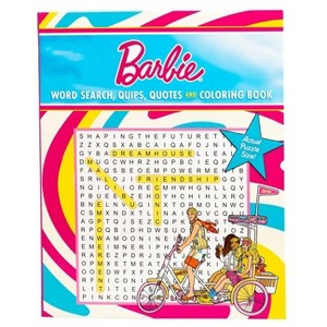 Barbie Word Search, Quips, Quotes, and Coloring Book - (Coloring Book & Word Search) by Editors of Thunder Bay Press (Paperback) - 1 of 4
