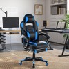 COZONY Tall Office Chair, High Back Leather Executive Gaming Chair with Footrest, Ergonomic Computer Chair with Lumbar Support, Headrest 360° Swivel - 3 of 4