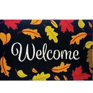 Briarwood Lane Fall Coir Doormat 36x24 Welcome Leaves Medium For Fall Coir Doormat - 1 of 3