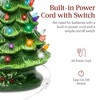 Best Choice Products 15in Ceramic Christmas Tree, Pre-lit Hand-Painted Holiday Decor w/ 64 Lights - image 4 of 4