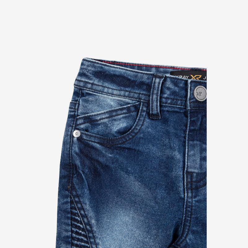 X RAY Little Boy's Stretch Moto Jeans, 3 of 6
