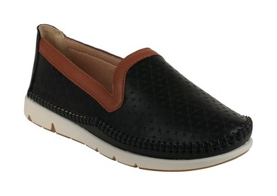 GC Shoes Norah Perforated Two-Tone Flats