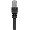 Monoprice Cat6A Ethernet Patch Cable - 20 Feet - Black | Network Internet Cord - RJ45, 550Mhz, STP, Pure Bare Copper Wire, 10G, 26AWG - image 2 of 2