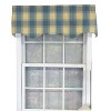 Syon Park Plaid Regal Style 3" Rod Pocket Valance 50" x 17" Multicolor by RLF Home - 2 of 4