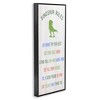 Stupell Industries Dinosaur Rules Kids List, 10" x 24" - 3 of 4
