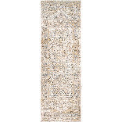 Nuloom Madisson Vintage Faded Medallion Indoor Area Rug
