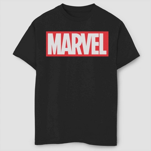 Boys Marvel Brick Short Sleeve T Shirt Black Target - roblox brick shirt